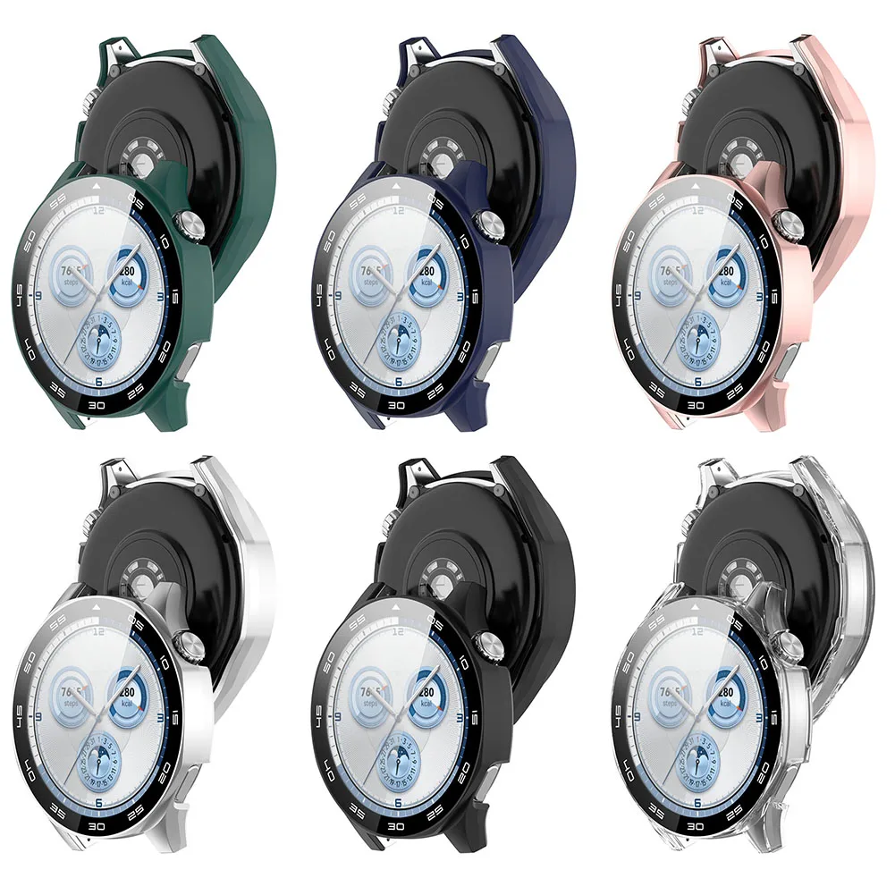 

Защитный чехол из закаленного стекла для Huawei Watch GT5 46 мм: противоударный, с защитой от царапин, для экрана часов