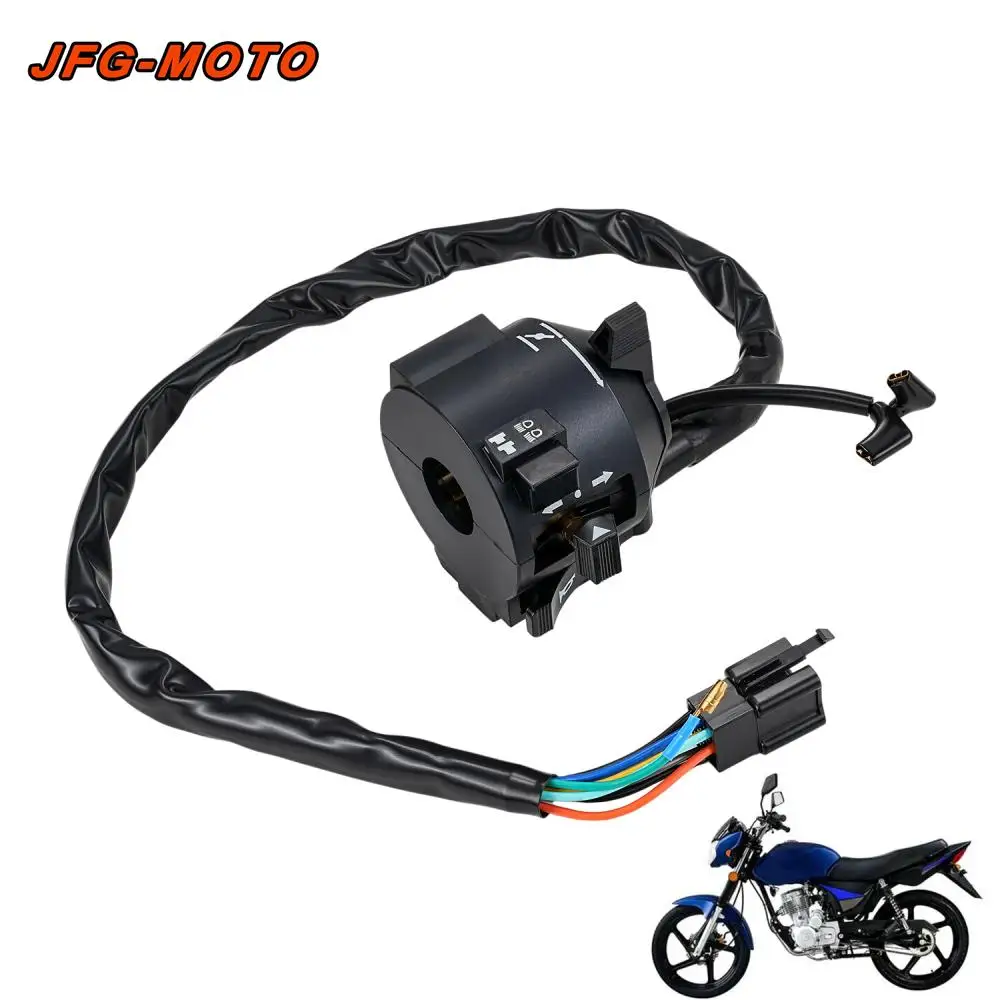 12V Left Handlebar Control Turn Signal Switch Assembly OEM Replacement Motorcycle For Honda CG150 SPORT 2005‑2008 Street Bike