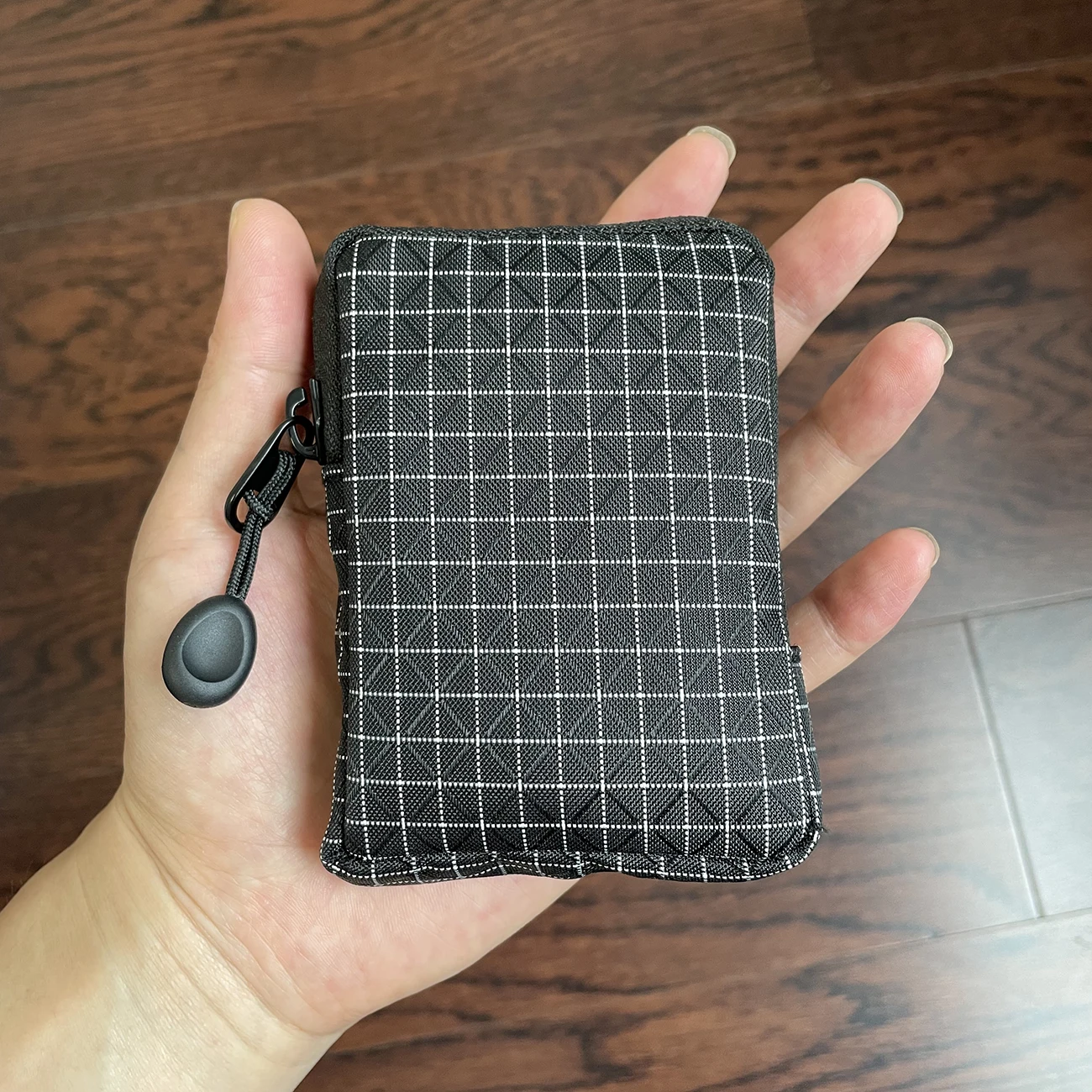 Mini Edc Ultra-Thin Wallet with Dyneema/X-Pac/Oxford Fabric Unisex Zipper Coin Purse Portable and Lightweight Carry-On Accessory