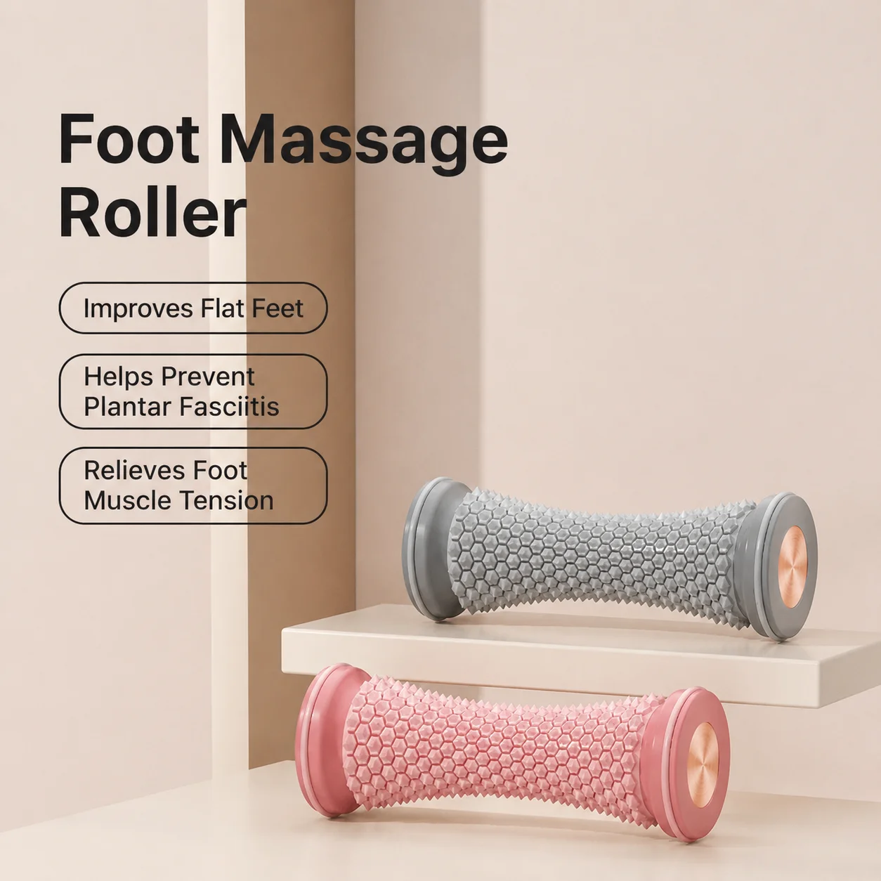 Voet massage roller voor fascia en spierontspanning_voghion.com