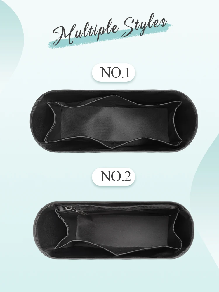 Silk Satin Purse Organizer Insert, Mini Inner Storage Bag Organizer Fit for Dior Lady Handbag Small Inside storage Bag Insert