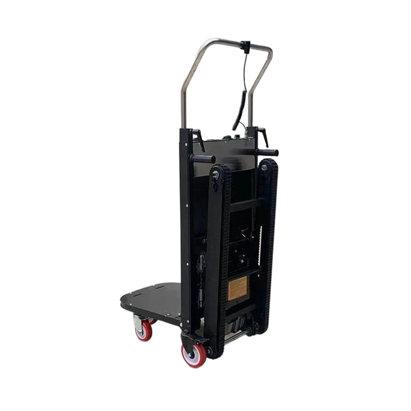 Multi Functional Electric Flatbed Truck Improves Handling Efficiency Easy Cargo Handling Stair Climbing Cart