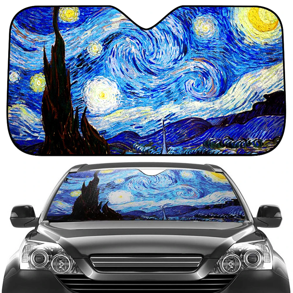 Windshield Sunshade Starry Night Car Window Windscreen Cover Sun Shade Auto Sun Visor Car-covers Car Solar Protection 