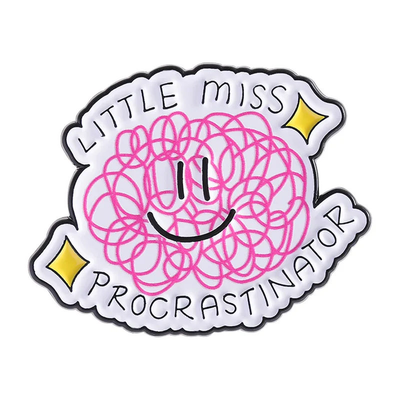 Pin New Cartoon Creative Brain Thoughts Brooch Personalized Jewelry Medals Clothing Accessories Brooches on Clothes Lapel Pins