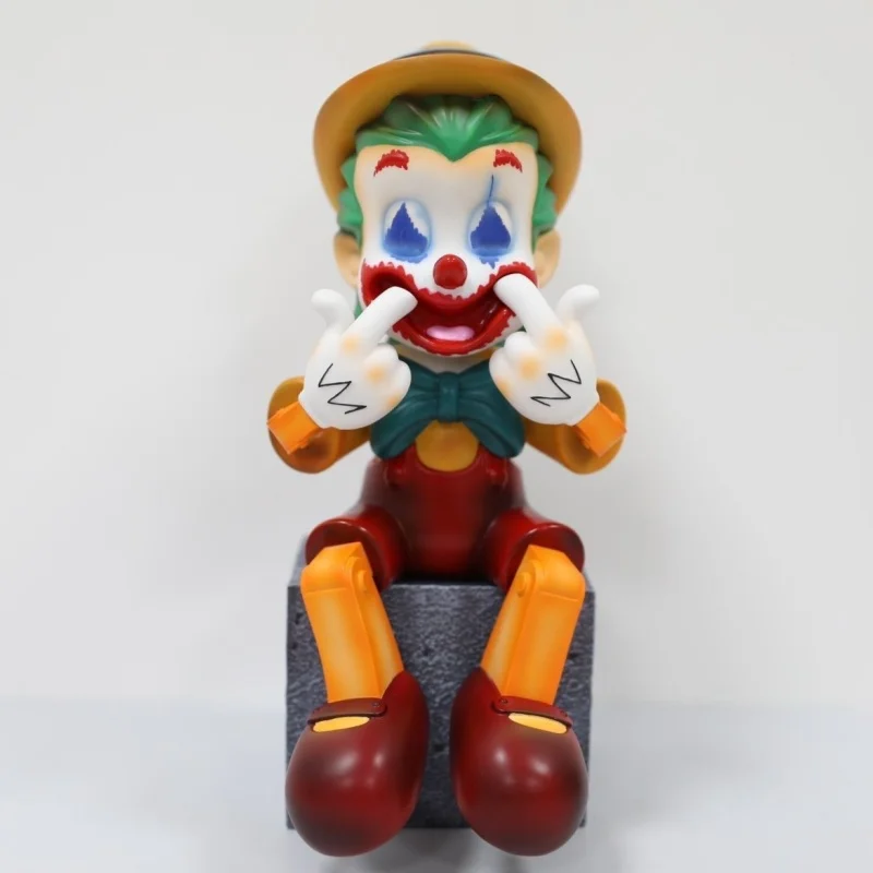 Pinocchio Clown ตุ๊กตาเครื่องประดับแนวโน้มตุ๊กตาตกแต่ง Art HAND-Made ตุ๊กตาของเล่น GK รุ่นรอบหัตถกรรมของเล่นของขวัญวันเกิด