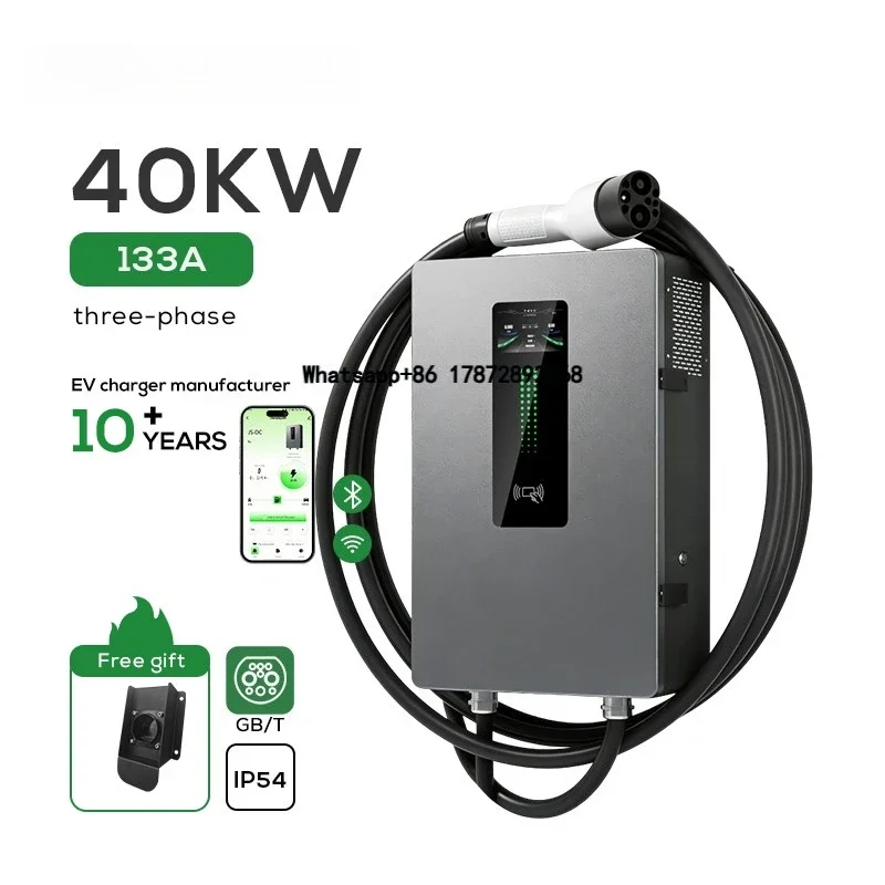 

40Kw Electric Vehicles Charging Station Fast Charging Piles Wall Mounted Home Car Chargers Gbt Dc Ev Charger for Byd Han