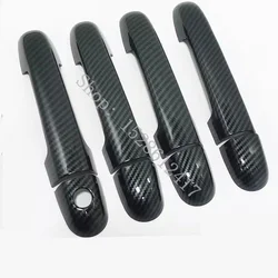 For Hyundai i30 2007 2008~2012 car accessories Door Handle Cover trim handles covers plastic Imitation carbon fiber