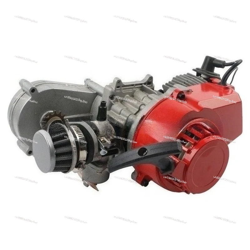 

49CC 2 Stroke Engine Motor Air Cooling Pull Start with Carburetor Air Filter Gear Box for Mini Pocket Quad Dirt Bike ATV Scooter