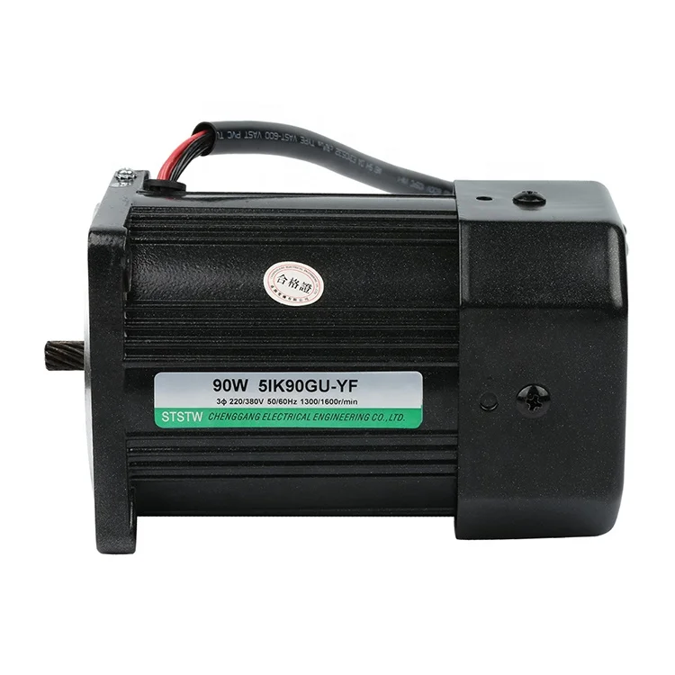 Diwager 90W มอเตอร์เกียร์เหนี่ยวนําสามเฟสพร้อมพัดลม