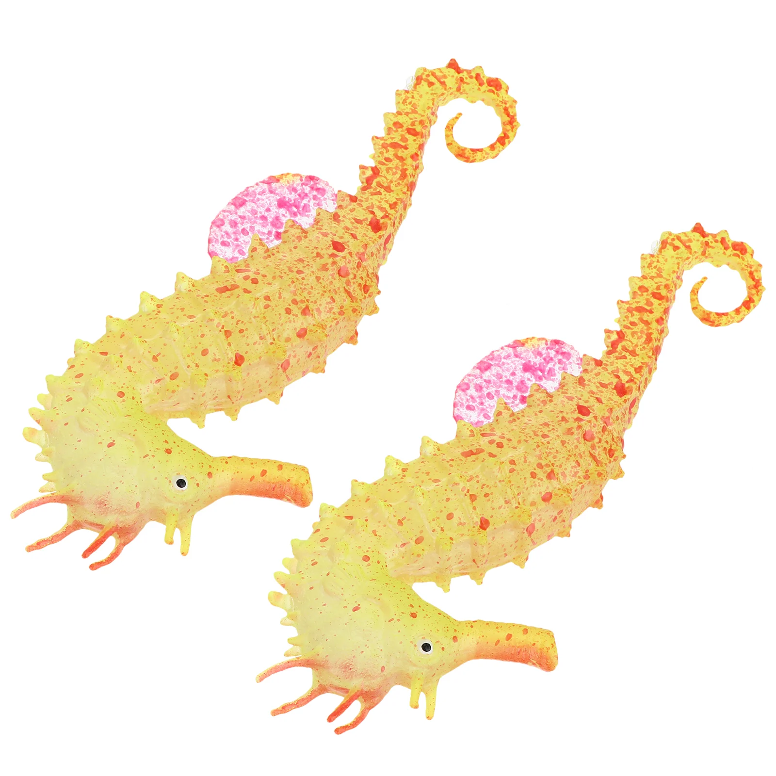 

2 PCS Simulation Hippocampus Fish Tank Ornaments Accessories Cat Fishing Aquarium Decoration Products Decorations