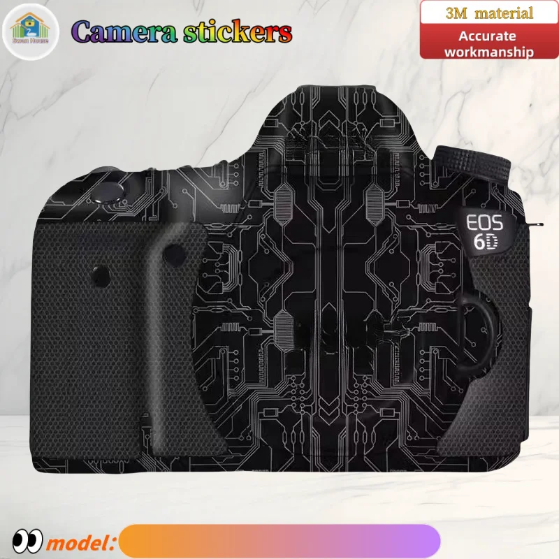 For Canon 6D Camera stickers, DIY skin,Precision tailoring wear-resistant protective film