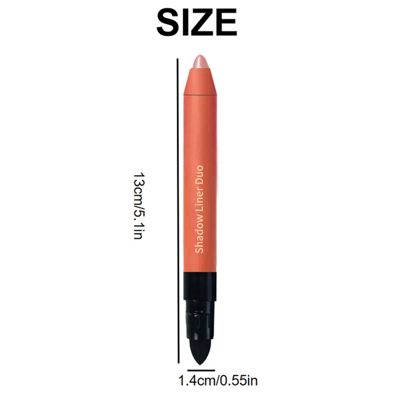 CCHATM Cor Perfeita Duo-Shadow Liner 2 em 1 Delineador e Sombra Taileden Shadow Liner Duo Plum Sombra Vara Smolder Stick