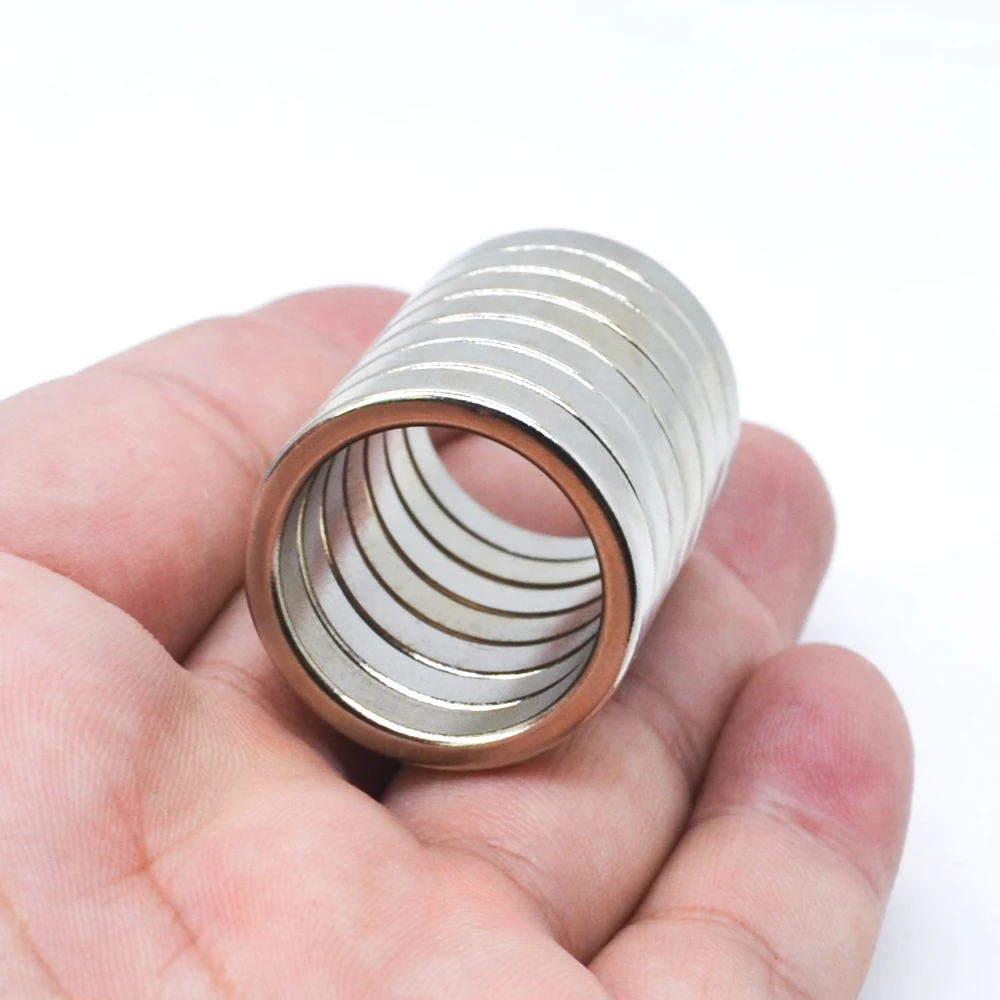 1/3/10/50/1000Pcs 25x5 mm Hole 20mm 19x5 Hole 14mm Round Ring Neodymium Magnet Strong Permanent Rare Earth Magnets for Craf new