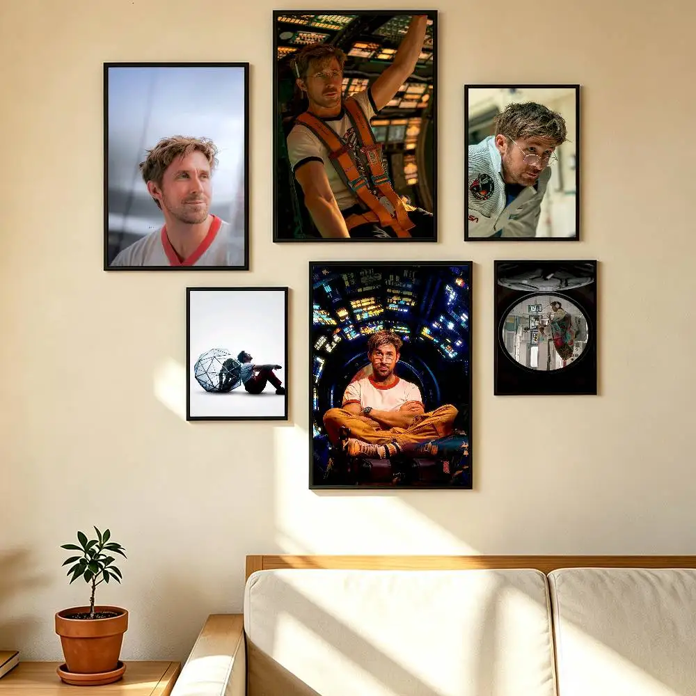 Ryan Gosling P-Project Hail M-Mary Poster Waterproof Wall Art Sticker For Bar Living Room Vintage Decor High Quality Print Gift