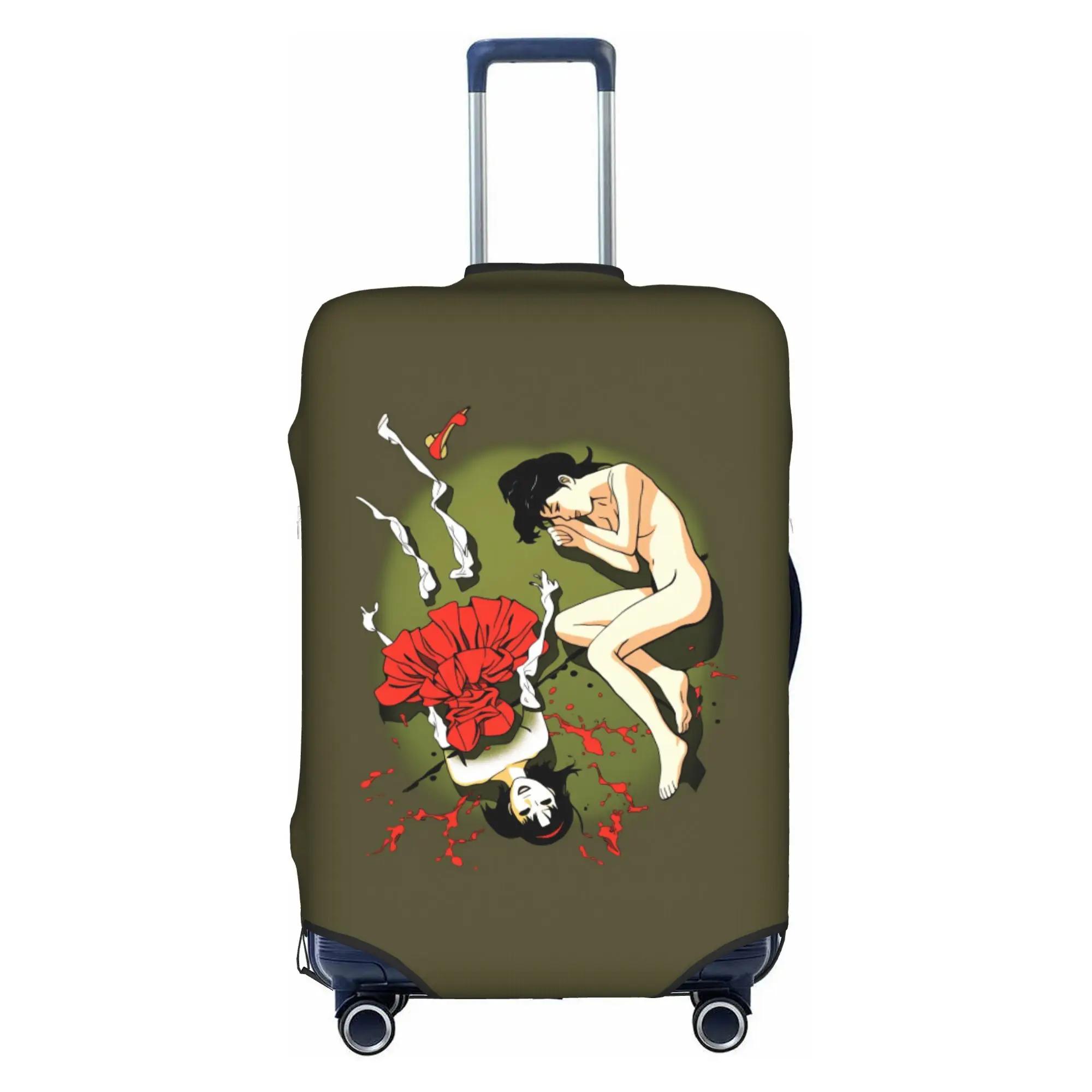Perfect Blue Japane Anima Thriller Film   Luggage Cover Funny  Suitcase Protector Covers Suit For 18-32 inch