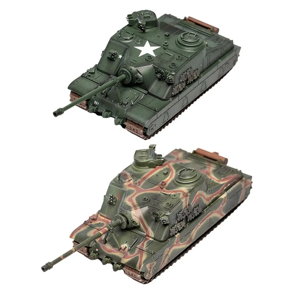 Colección de vehículos tanque fundidos a presión de aleación, decoración de escritorio de oficina, regalos para adultos, juguetes, 1/72