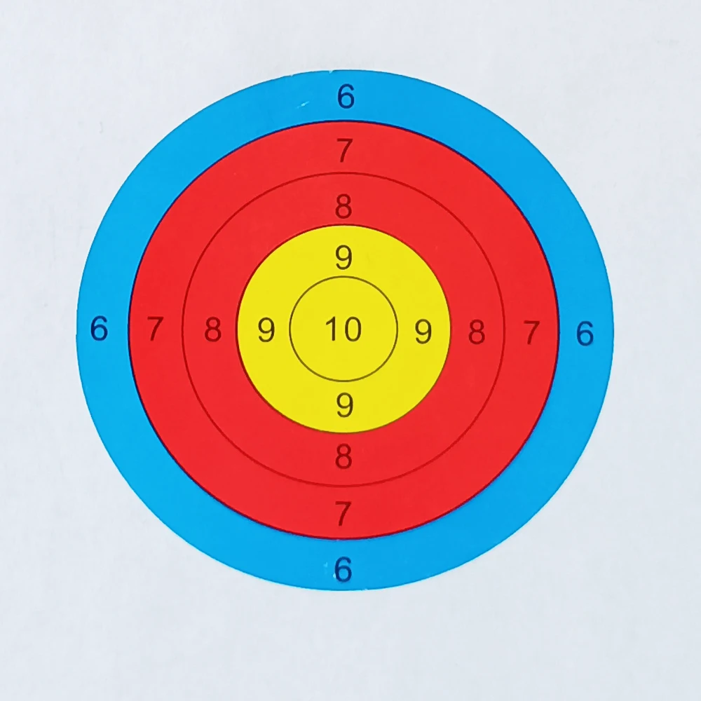 3 pulgadas X100/200 uds/rollo de pegatinas de PVC antiagua de Color fluorescente con números pegatinas de tiro objetivos adhesivos redondos