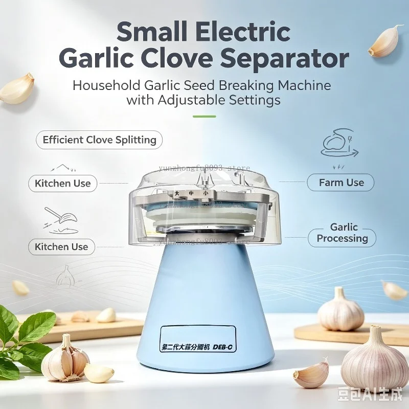Small Household Garlic Clover Machine New Garlic Seeds Break Cloves God Garlic Clover Machine