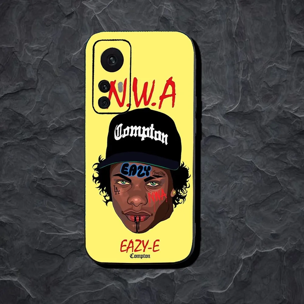 E-Eazy E Rapper  Phone Case For Xiaomi 11 Redmi Note 11 5G 8T 9A 9 10T Note8Pro Note9 12SUltra Black Case