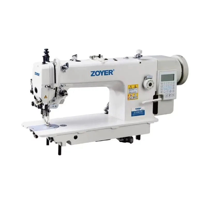 ZY0303-D4 Zoyer Leather Direct Drive Heavy Duty Top With Drop Feed Lockstitch Sewing Machine Single Needle Motor