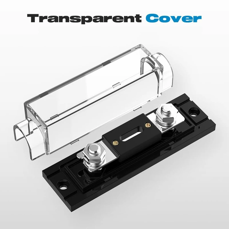 ANL Fuse Holder, 300Amp Fuse With 0/2/4 Gauge AWG Inline Anl Fuse Holder For Cars Trucks Boats For Cars Boats 2 Pack