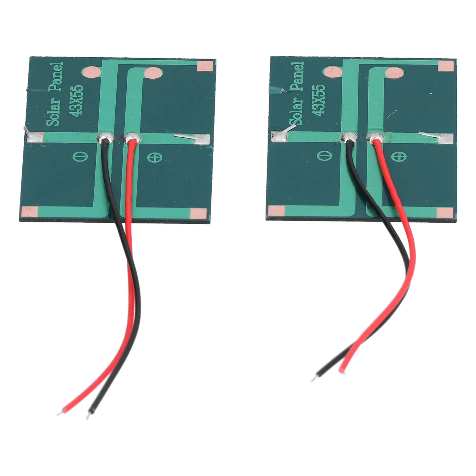 2Pcs Solar Panel Module Polysilicon Solar Panel Micro Mini Power Solar Cells Low‑Power Electrical Appliances Power Supply Tools