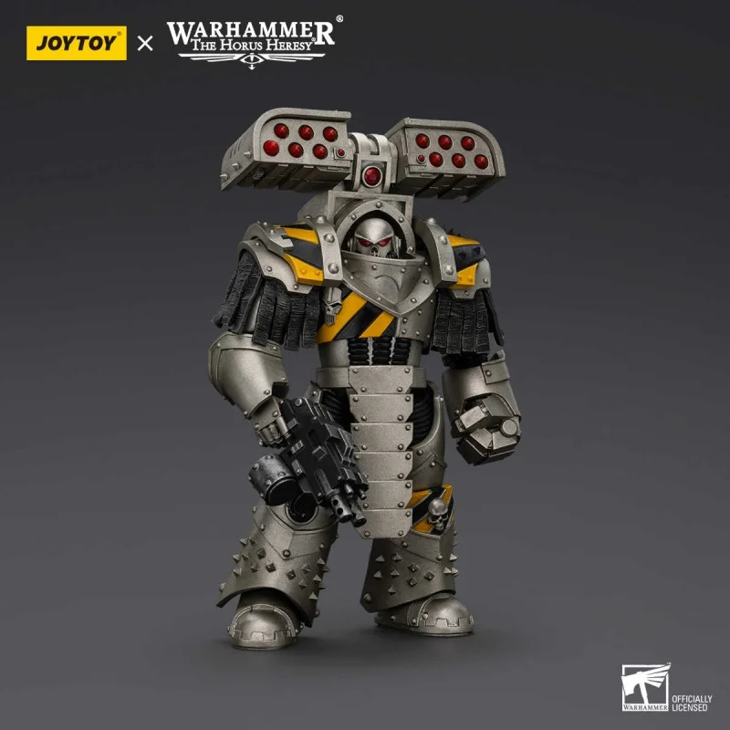 Figurka akcji JOYTOY 1/18 Warhammer 40K Iron Warriors Tyrant Siege Master Terminator z raketownikiem, zabawki, lalki