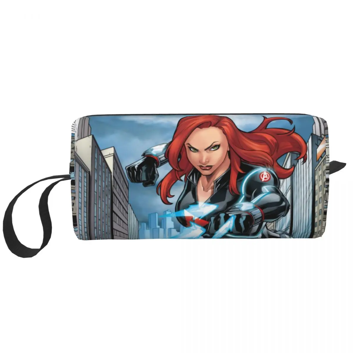 Black Widow Attack Makeup Bag Pouch Cosmetic Bag for Men Women Toiletry Bags Storage Pouch Bag