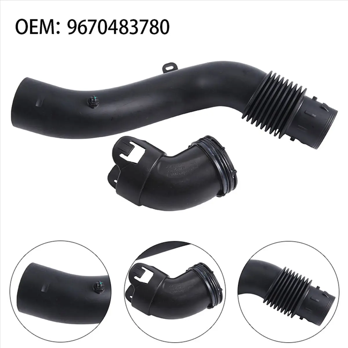 

9670483780 Air Intake Pipe Intet Hose for Peugeot 308 508 Citroen C3 SUP