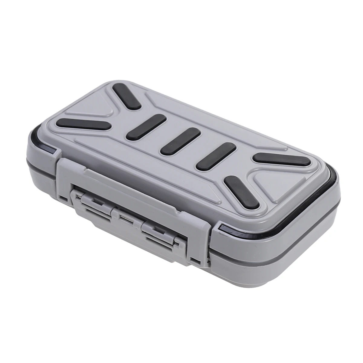 

Waterproof Fishing Hook Box Size M Grey High Strength Abs Impact Resistant Storage For Small Accessories Transparent Pc Inner