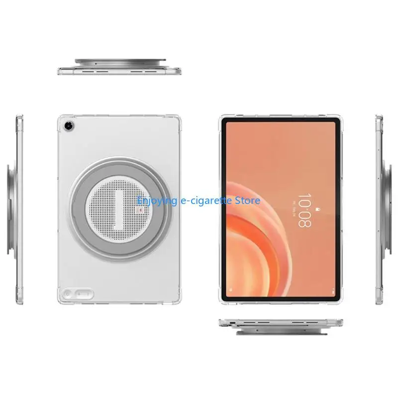 Tablets Shell for Tab Gen2, Clear TPU Protective Case with Corner Coverage, Visible Back, and Bag Carry Support Y4QF
