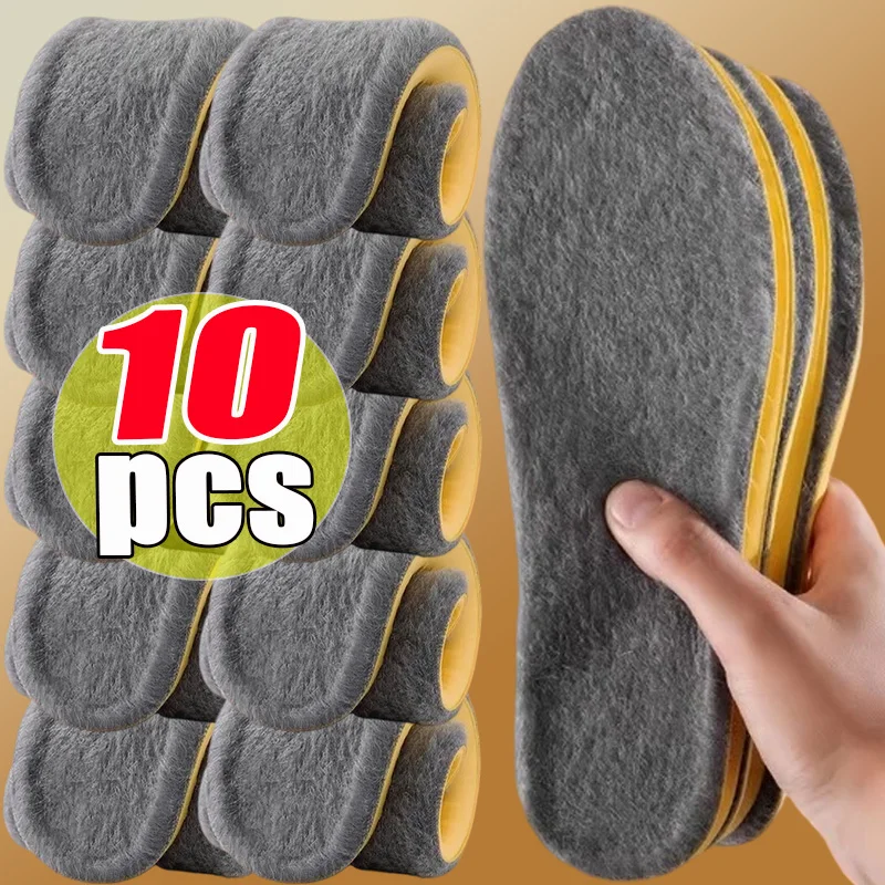 

1/5pais новые зимние теплые плюшевые стельки для женщин и мужчин, самонагревающиеся амортизирующие теплые вставки для спортивной обуви, зимние ботинки