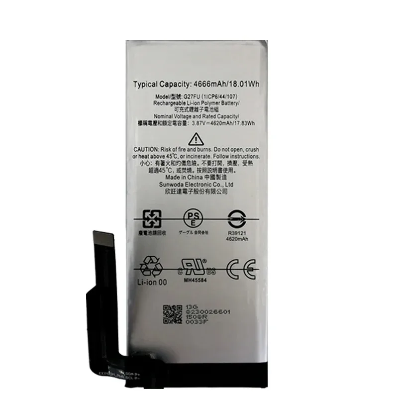 4620mAh Original High Quality Battery G27FU For HTC Google Pixel 5A,Brand New Replacement Phone Lithium Battery+Tools