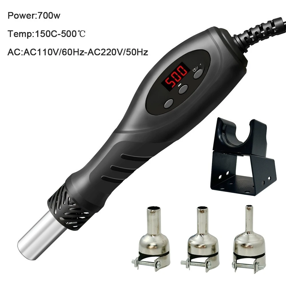 KSD956 Portable temperature control hot air gun Industrial drying gun hot air fan, digital display hot air gun