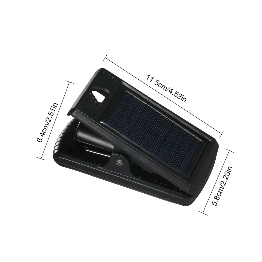 Luz LED Solar inteligente para exteriores, lámpara impermeable con Clip de inducción humana para jardín, tienda, garaje y patio, 1 piezas