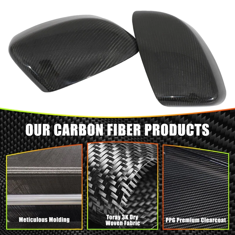 For Maserati levante 2016-2022 Real carbon fiber car exterior mirror cover decorative sticker exterior protection accessories
