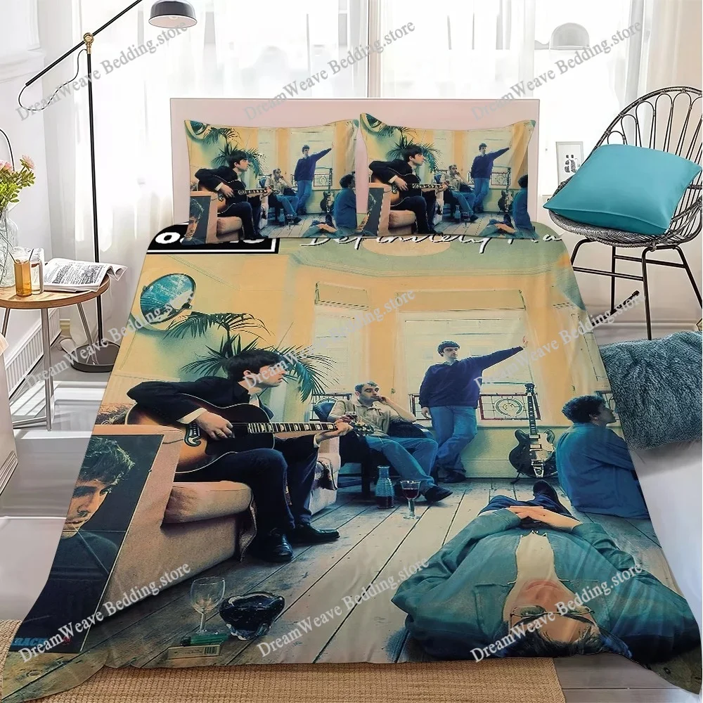 T-The R-Rain O-Oasis Band Duvet Cover Set Home Style Bedding Soft Laundry Cotton Bed Student Dormitory Gift