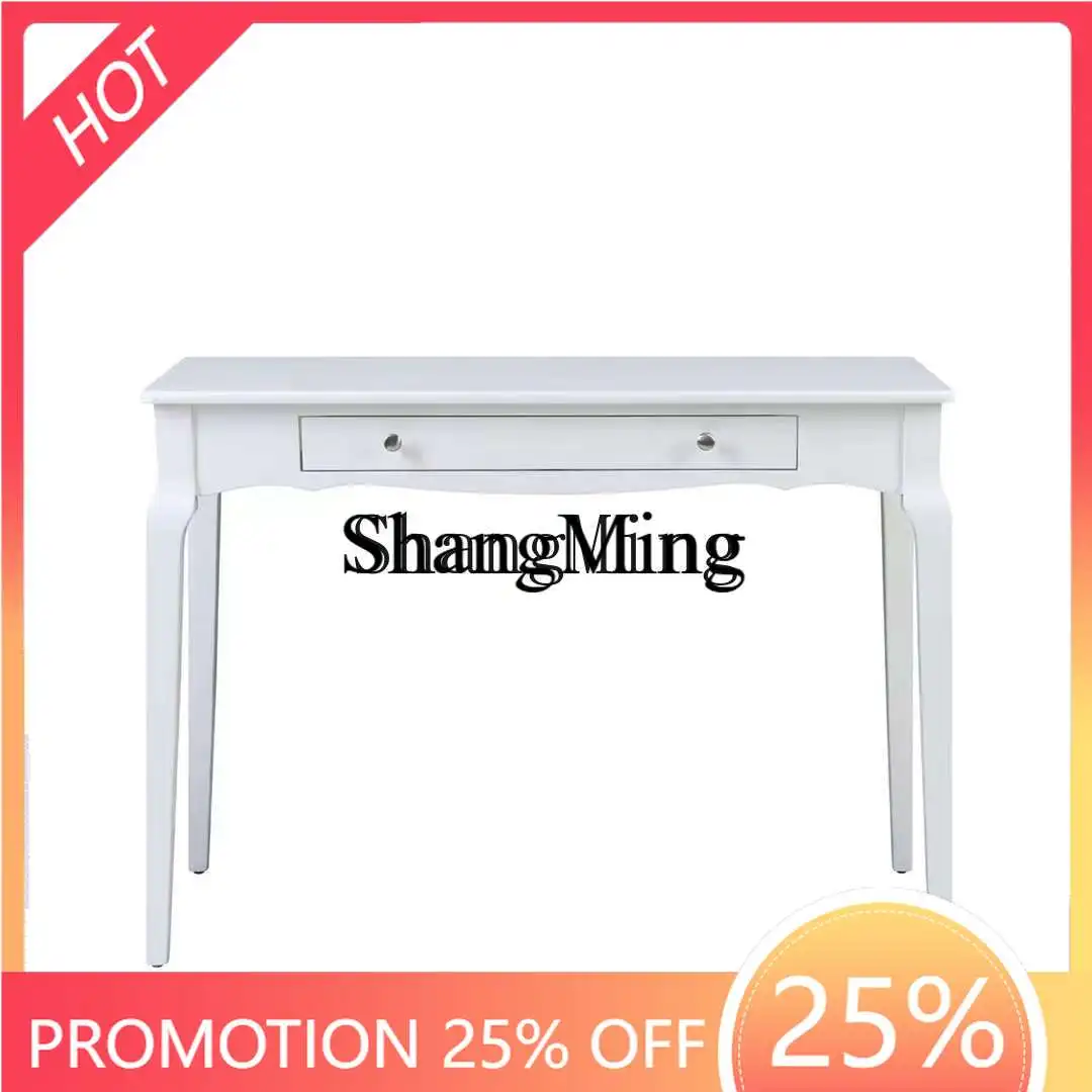 

ZYY Premium Exquisite Solid Wood Entryway Table Wall-Mounted Side Table Long Strip Living Room Home Style Simple Hallway