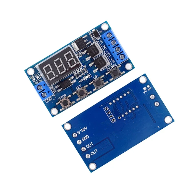 Trigger Cycle Timing Delay Switch Circuit Dual MOS Tube Control Board Instead Of Relay Module