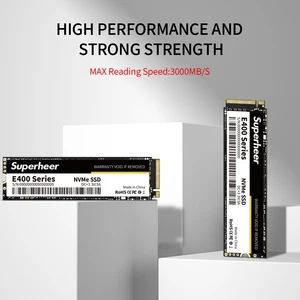 SUPERHEER NVME M2 SSD PCIe 256 GB 512 GB 128 GB Hard Drive 1TB 2tb 2280 Disk Solid State Internal untuk Laptop Desktop PCIe M. 2 3.0 10 penjualan terbaik m. 2 2tb - №