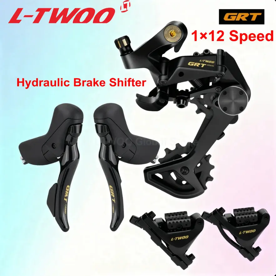 LTWOO GRT 1x12speed road Groupest/ Hydraulic Disc Brake Groupest L/R Shift Lever+R Derailleur+F/R Brake caliper