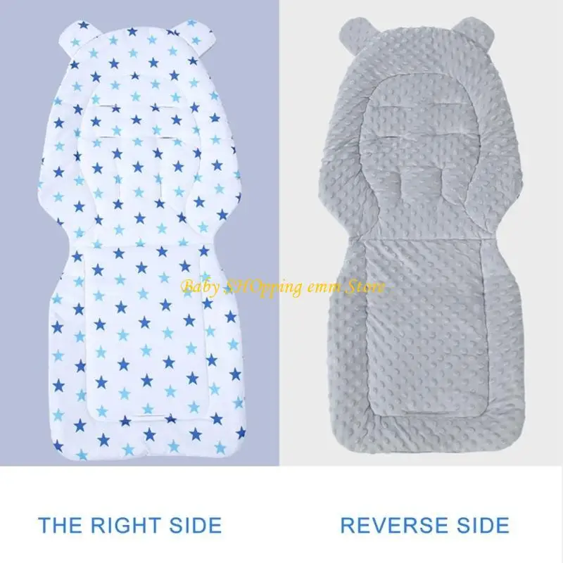 

23GD Comfortable Baby Strollers Cushion Pad for Everyday Use Unique Star Pattern Print
