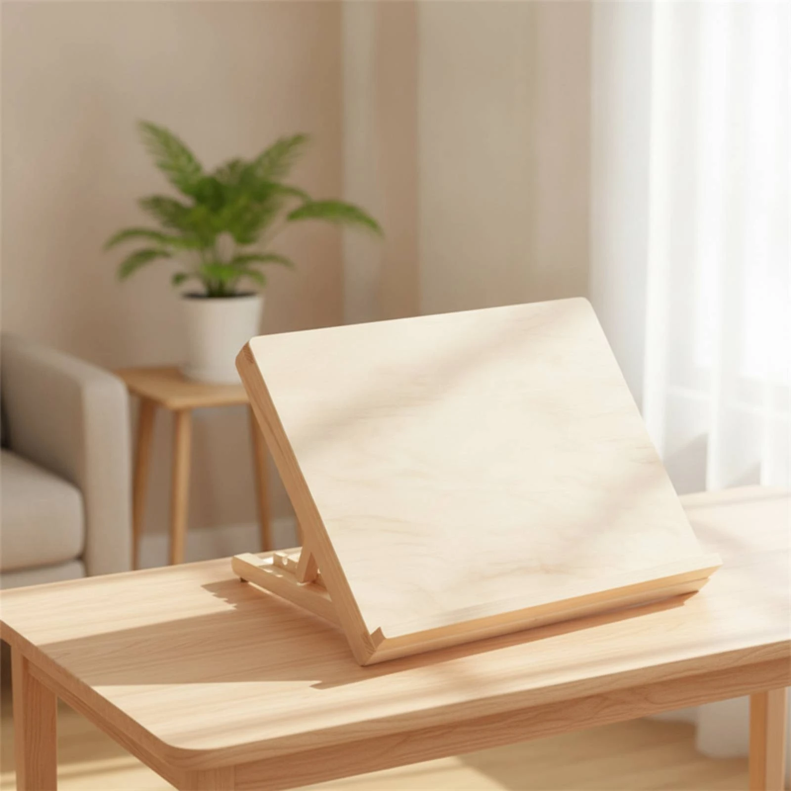 Desktop Easel Wooden Tabletop Easel Sketch Board with Support Foldable Adjustable for Students, Home Office, Studio