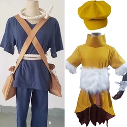 Stone  Anime  For Chrome Cosplay Saionji Ukyo Costume with hat  Halloween Full Sets Uniform Women Men Clothing