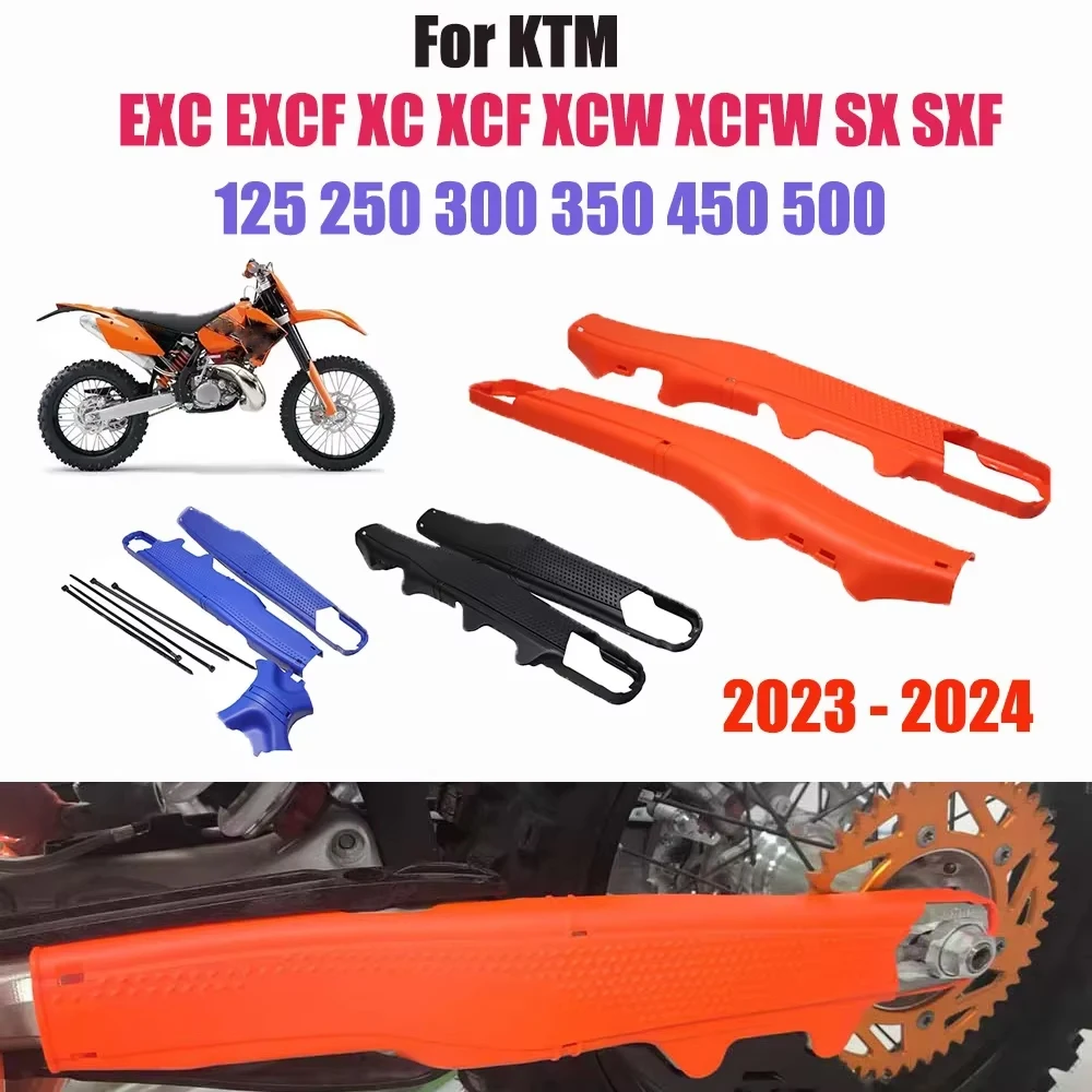 

For KTM EXC EXCF XC XCF XCW XCFW SX SXF 125 250 300 350 450 500 2024 Accessories Swingarm Guard With Chain Guide Protection