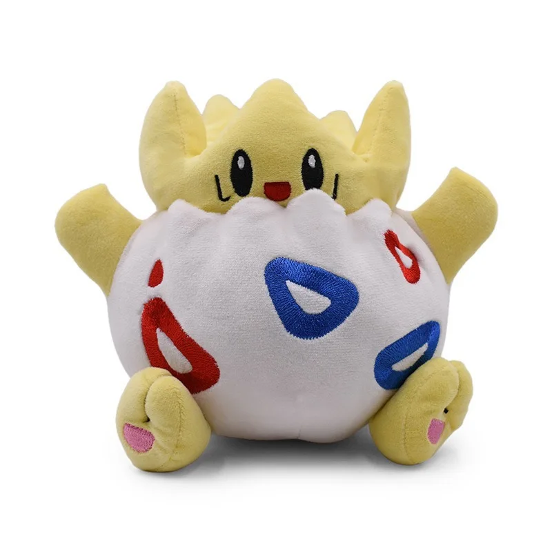 8 Inch Togepi Togetic Togekiss Plush Set - Pokemon Stuffed Dolls Cute Evolution Line Collection Eggshell Design Wholesale