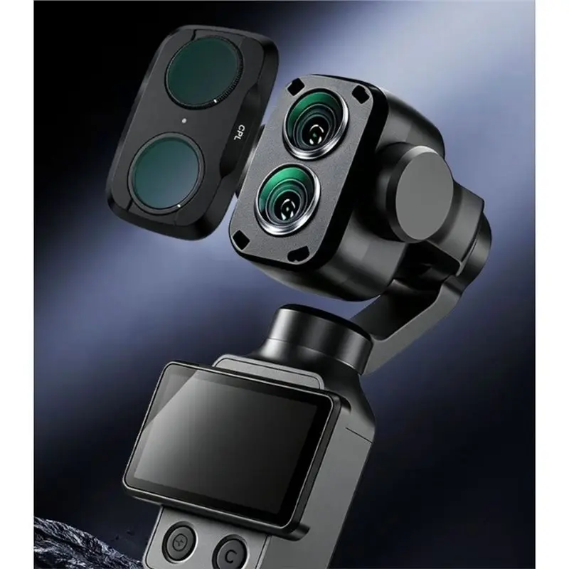 ABGI-Filter-Kit für DJI Osmo Pocket 1/4 Schwarzer Diffusionsfilter VND1-5 / CPL-Filter hilft, das Licht gleichmäßig zu reduziere – Detail 8