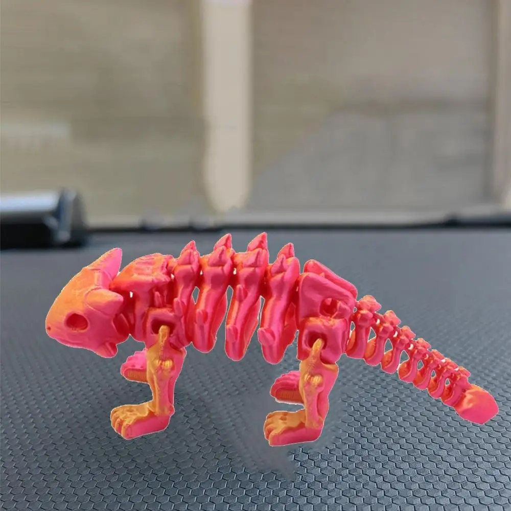 

PLA 3D Printed Dinosaur Action Figures Handmad Joints Can Move Realistic Dinosaur Model Ornament Collectible