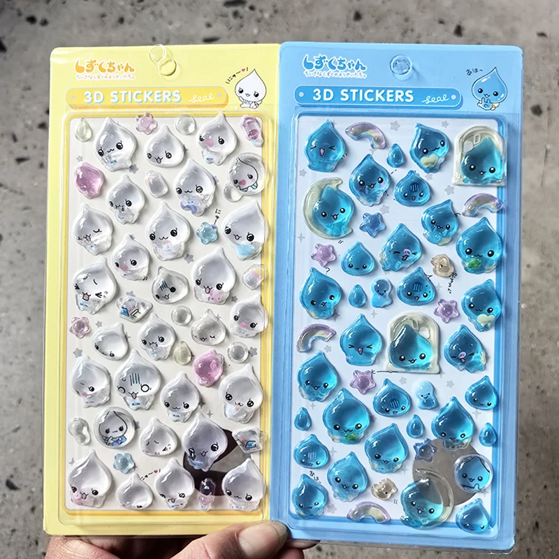 3D Stickers Water Droplet Stickers Party Favors Gift Sticker DIY Laptop Phone Case Stickers Party Gifts ボンボン ドロップシール