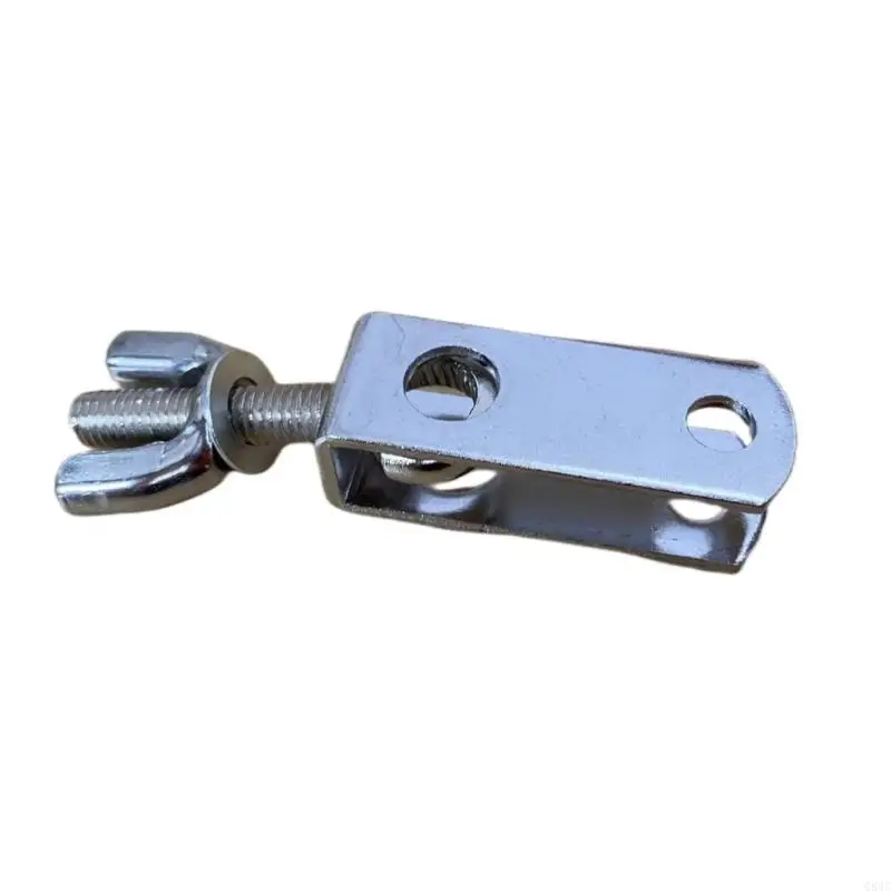 Q84C Pack of 2 Adjustable Drum Extension Clamps Mounting Clamps Suitable for Snares Drums Precisions Sound Silver Finish